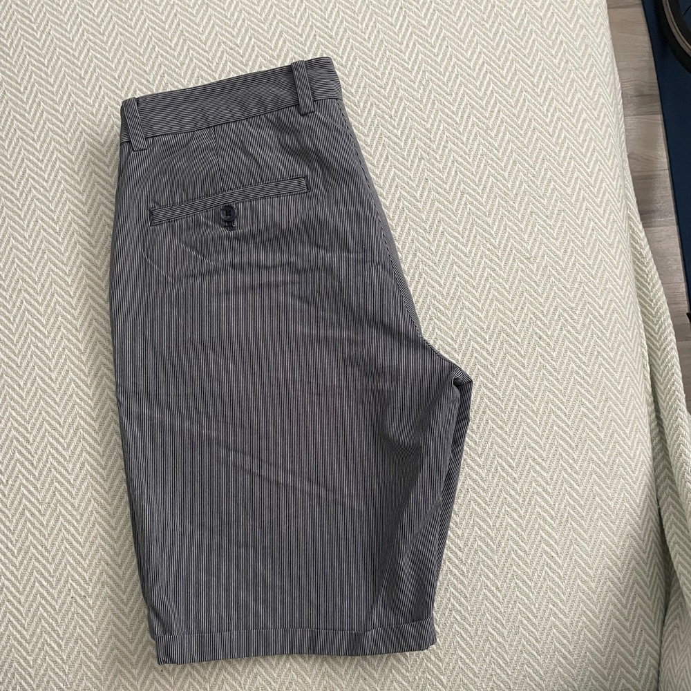 Armani Exchange Charcoal Flat Front Shorts